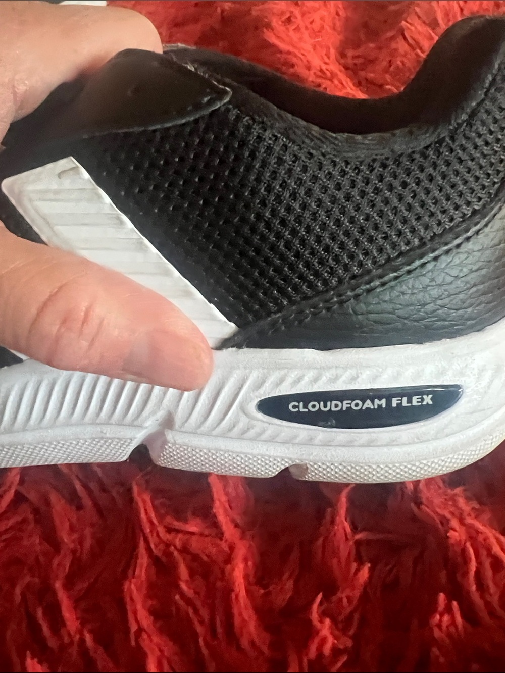 adidas Black and White Women's Athletic Sneakers - Picture 3 of 3